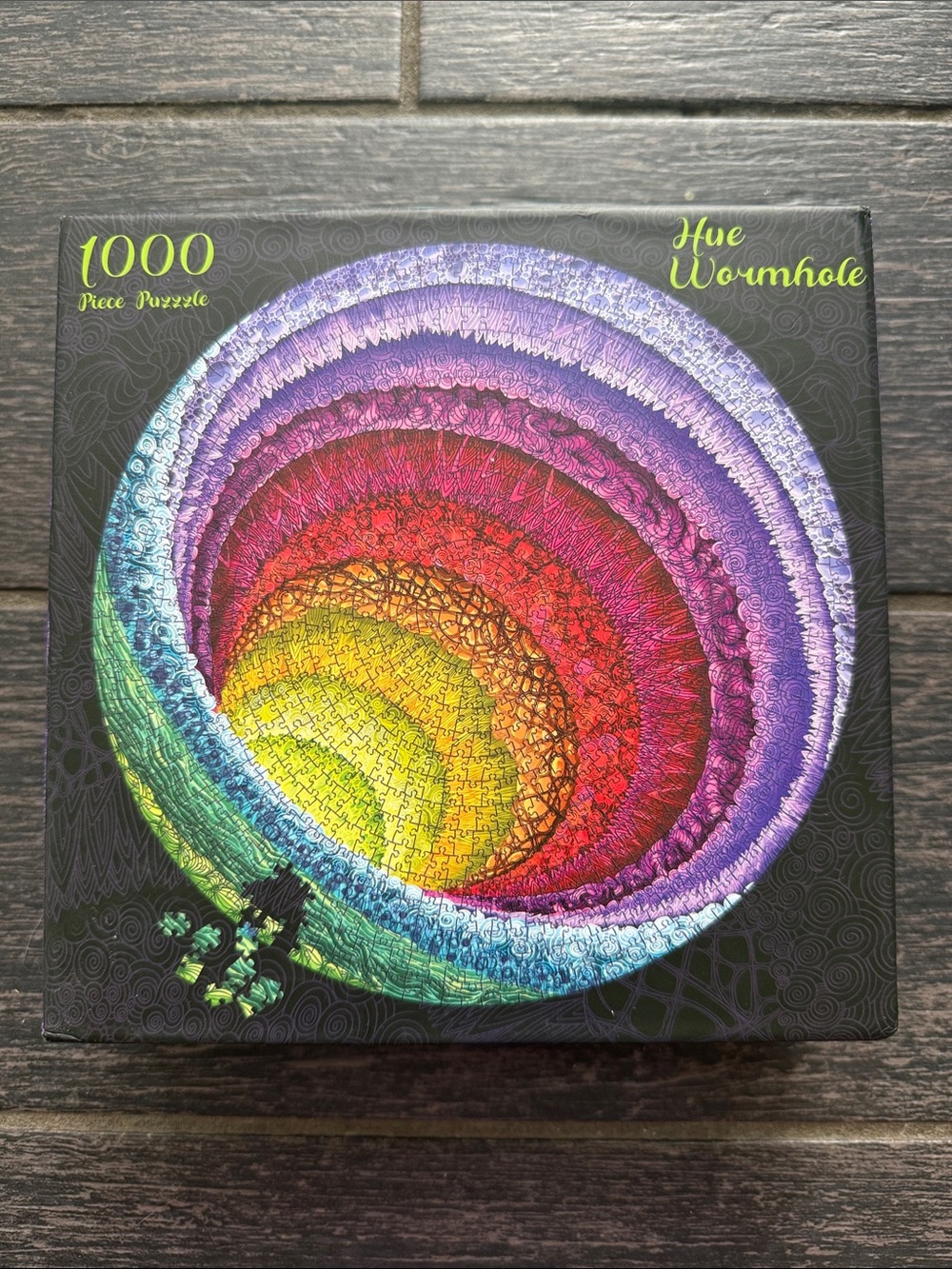 Hue Wormhole 1000-Piece Puzzle - Hue Wornhole